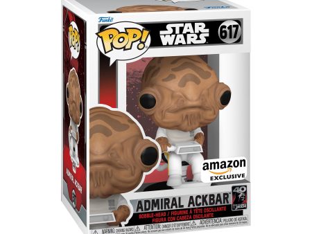 Funko Pop! Star Wars: Admiral Ackbar - Figura de Vinilo Coleccionable - Edición Limitada Chase - Exclusiva Amazon - Mercancia Oficial Embalaje Deteriorado For Cheap