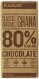 Blanxart Tabletas de Chocolate Negro, Ghana 80% Cacao - Paquete de 12 unidades de 80 g (Total: 0.96 kg) (Cad: 31 03 2025) Supply