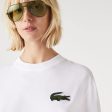 Talla: M - Camiseta Lacoste Th0062 de Cuello Turtle, Blanco, Unisex Adulto Embalaje Deteriorado For Cheap