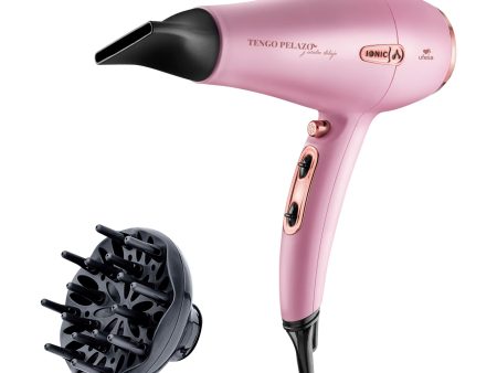 Ufesa SC8490 x La Vecina Rubia Secador de Pelo Profesional Iónico 2400W Motor AC Rejilla Cerámica con Aceite de Argán 2 Velocidades 3 Temperaturas Rosa Reacondicionado Online