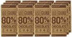 Blanxart Tabletas de Chocolate Negro, Ghana 80% Cacao - Paquete de 12 unidades de 80 g (Total: 0.96 kg) (Cad: 31 03 2025) Supply