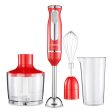 Ufesa BP3443 Batidora de Mano Advanced Red 600W Turbo 2 Cuchillas Acero Inoxidable Ergonómico Sin BPA Accesorios Reacondicionado Hot on Sale