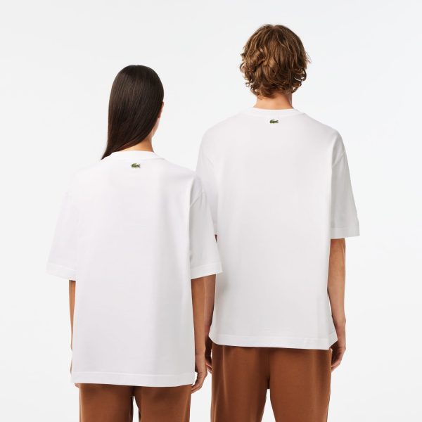 Talla: M - Camiseta Lacoste Th0062 de Cuello Turtle, Blanco, Unisex Adulto Embalaje Deteriorado For Cheap