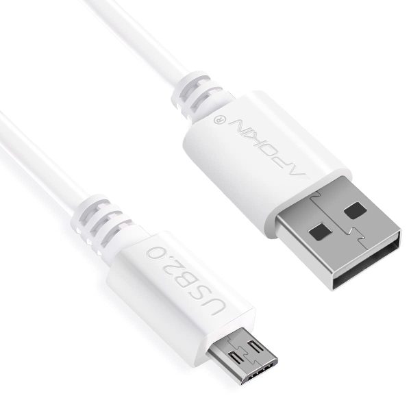 Cable Micro USB Carga Ultra Rápida APOKIN [1 Metro] 5V 3A para Móviles, Tablets, Ebook, Cámaras y más Reacondicionado Supply