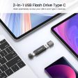 Memoria USB KOOTION de 128 GB, USB C OTG 2.0, 2 en 1, Unidad Flash Tipo C con Llavero Impermeable Embalaje Deteriorado Online