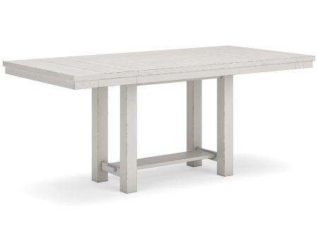 Signature Design by Ashley Robbinsdale Counter Height Dining Table with Trestle Base D642-32 on Sale